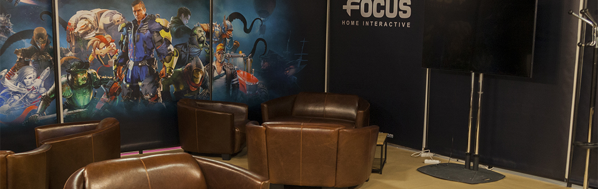 Focus booth at Game Connection Europe 2016